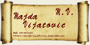 Majda Vijatović vizit kartica